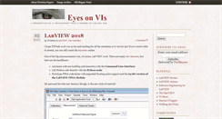 Desktop Screenshot of blog.eyesonvis.com